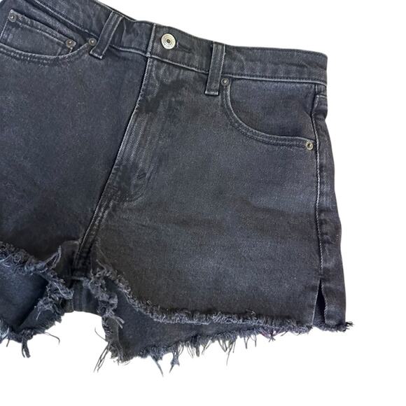 Abercrombie & Fitch Black High Waist Women Shorts - Picture 6 of 10